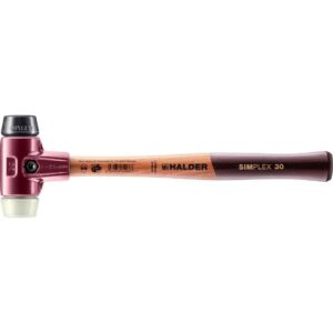 HALDER Simplex EH 3028 — Maillet Caoutchouc/Nylon 30 mm