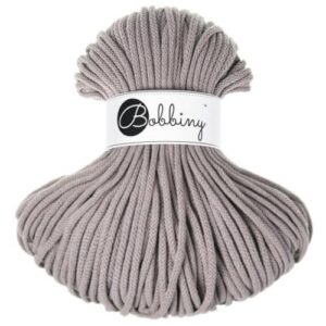 BOBBINY Jumbo — Corde macramé tressée 9 mm 100 m Pearl