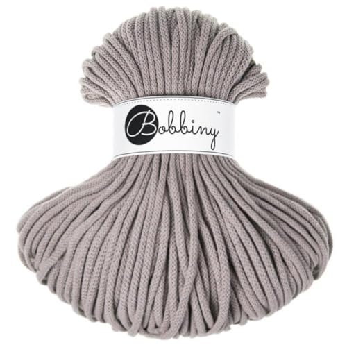 BOBBINY Jumbo — Corde macramé tressée 9 mm 100 m Pearl