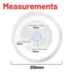 Alternative view of PAXANPAX — Plateau tournant en verre pour micro-ondes 255 mm