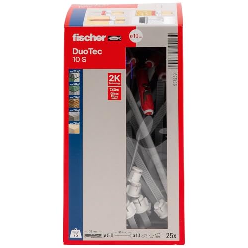 FISCHER Duotec — Cheville à bascule nylon avec vis x25 – Image 35