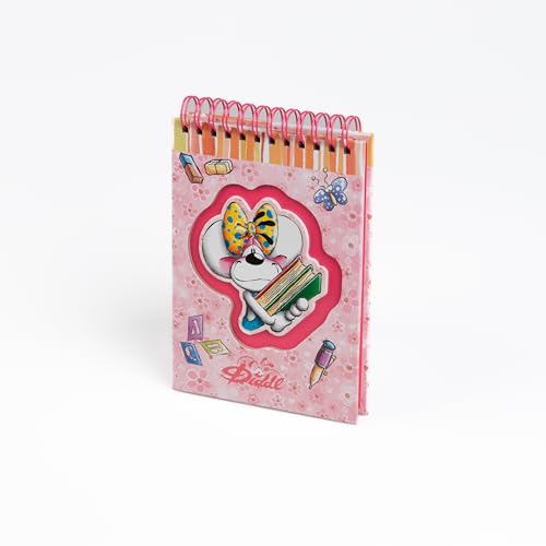 DIDDL — Carnet à spirale A6 rose 40 pages