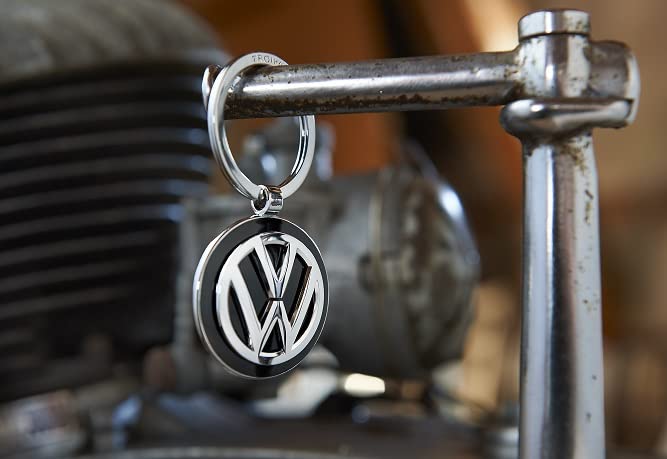 TROIKA VW — Porte-clés logo Volkswagen chromé noir – Image 4