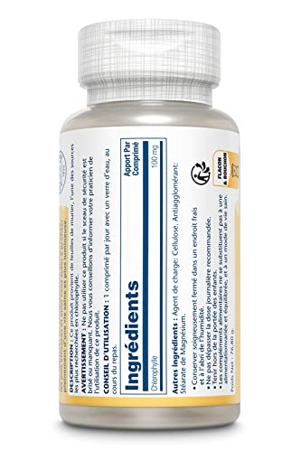 SOLARAY — Chlorophylle 100 mg 90 comprimés – Image 3