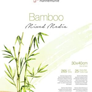 HAHNEMUHLE — Bloc papier bambou mixed media 30 x 40 cm