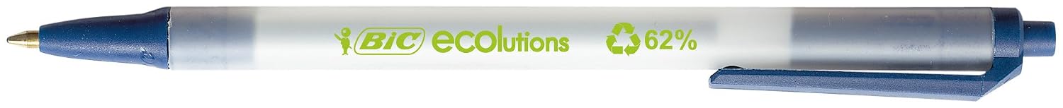BIC ECOlutions Clic Stic — Boîte de 50 Stylos-Bille Bleus – Image 11