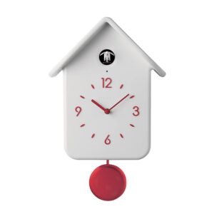 GUZZINI Home — Horloge Coucou Blanche 24,8 x 12 x 39 cm