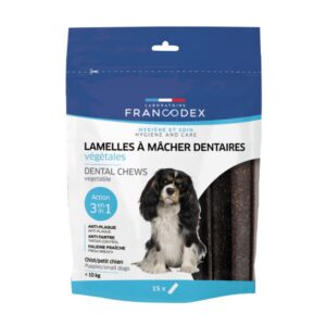 FRANCODEX — Lamelles à mâcher dentaires 224g chiots <10 kg