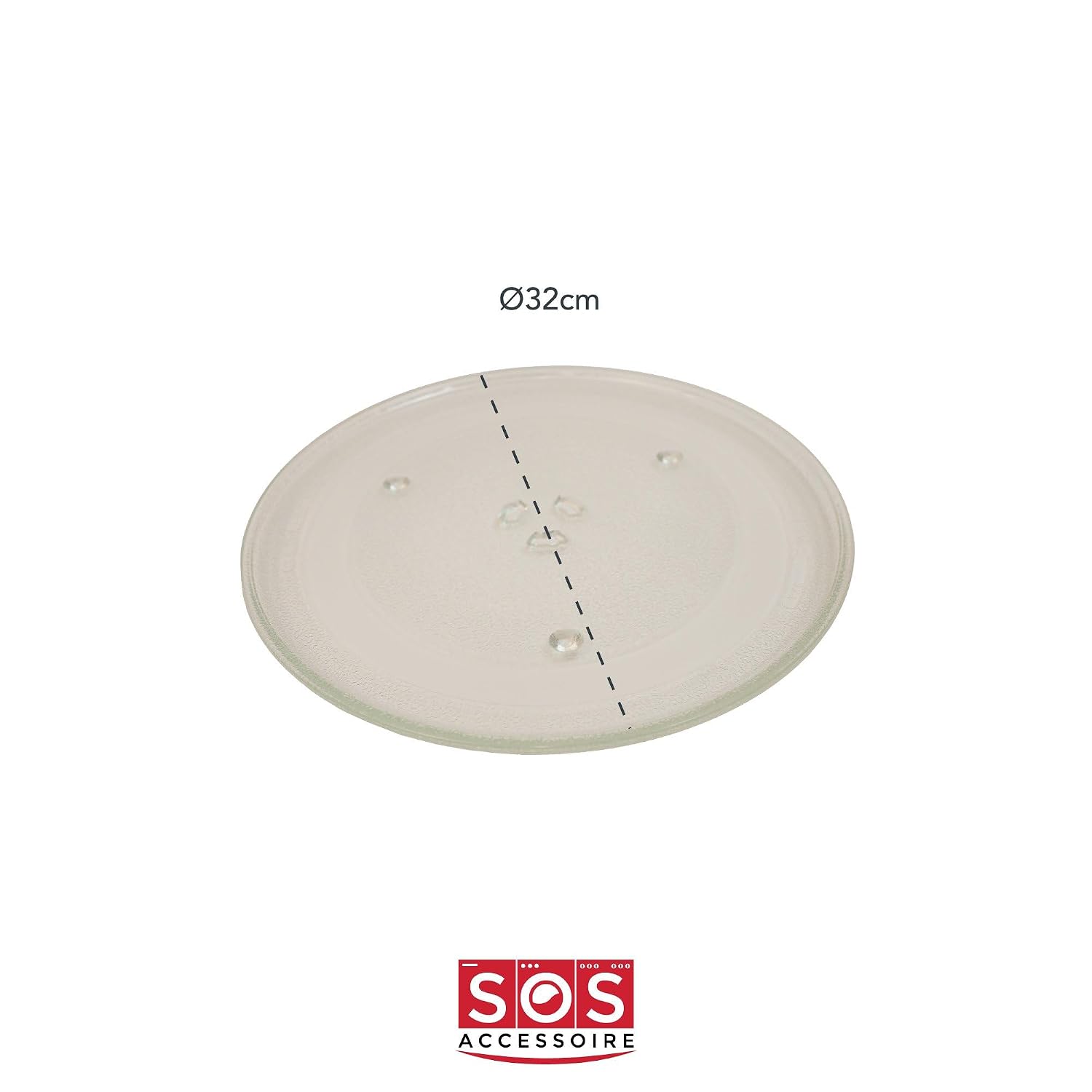 PLATEAU VERRE MICRO ONDES DIAM 31.8 CM POUR MICRO ONDES SAMSUNG - DE74-20015B – Image 3