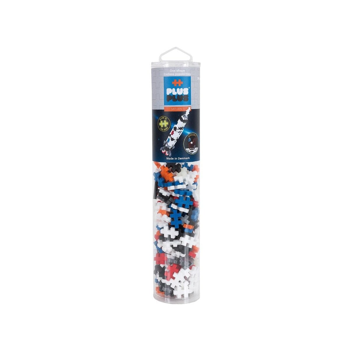 PLUS PLUS — Tube fusée Saturne 240 pièces