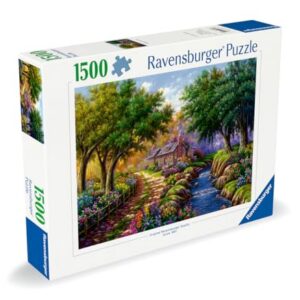Alternative view of RAVENSBURGER — Puzzle 1500 pièces Cottage au Bord de la Rivière