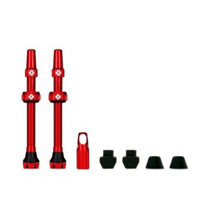 MUC-OFF — Valves Tubeless Presta 44 mm rouges
