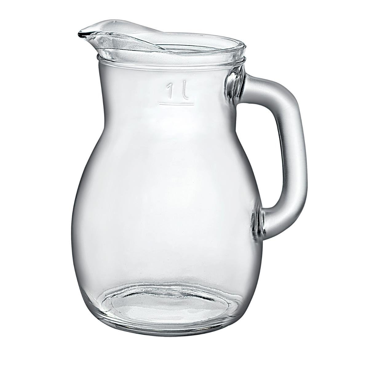 BORMIOLI ROCCO — Lot de 6 Carafes en Verre 1L