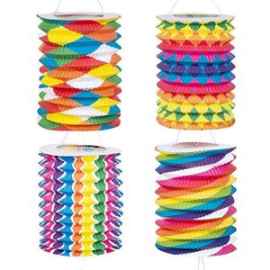 BOLAND — 12 lampions en papier assortis