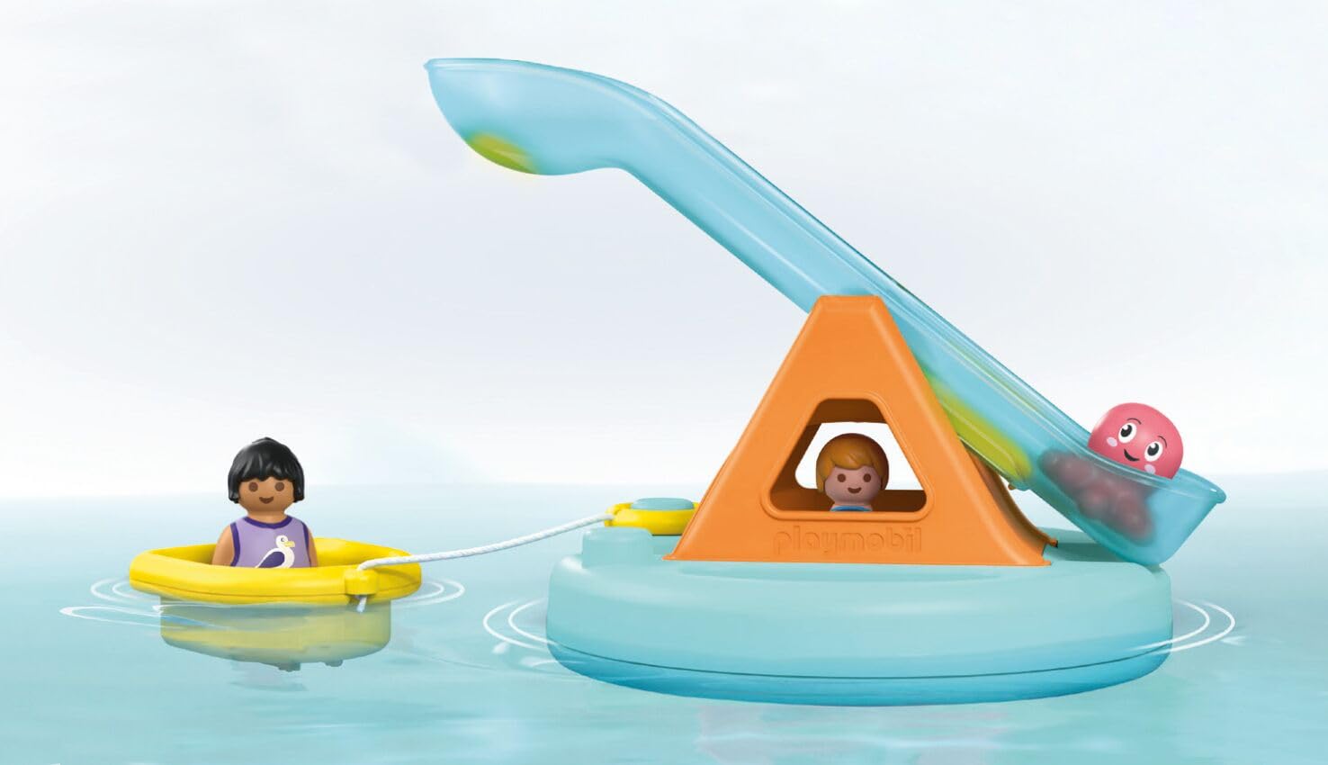 PLAYMOBIL Junior Aqua 71687 — Îlot avec Toboggan Aquatique – Image 34