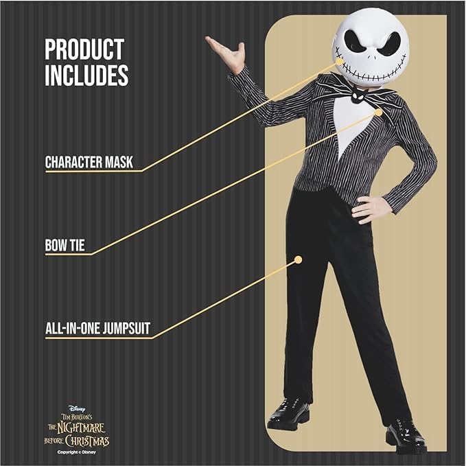 DISGUISE — Déguisement Jack Skellington garçon taille 6 – Image 5