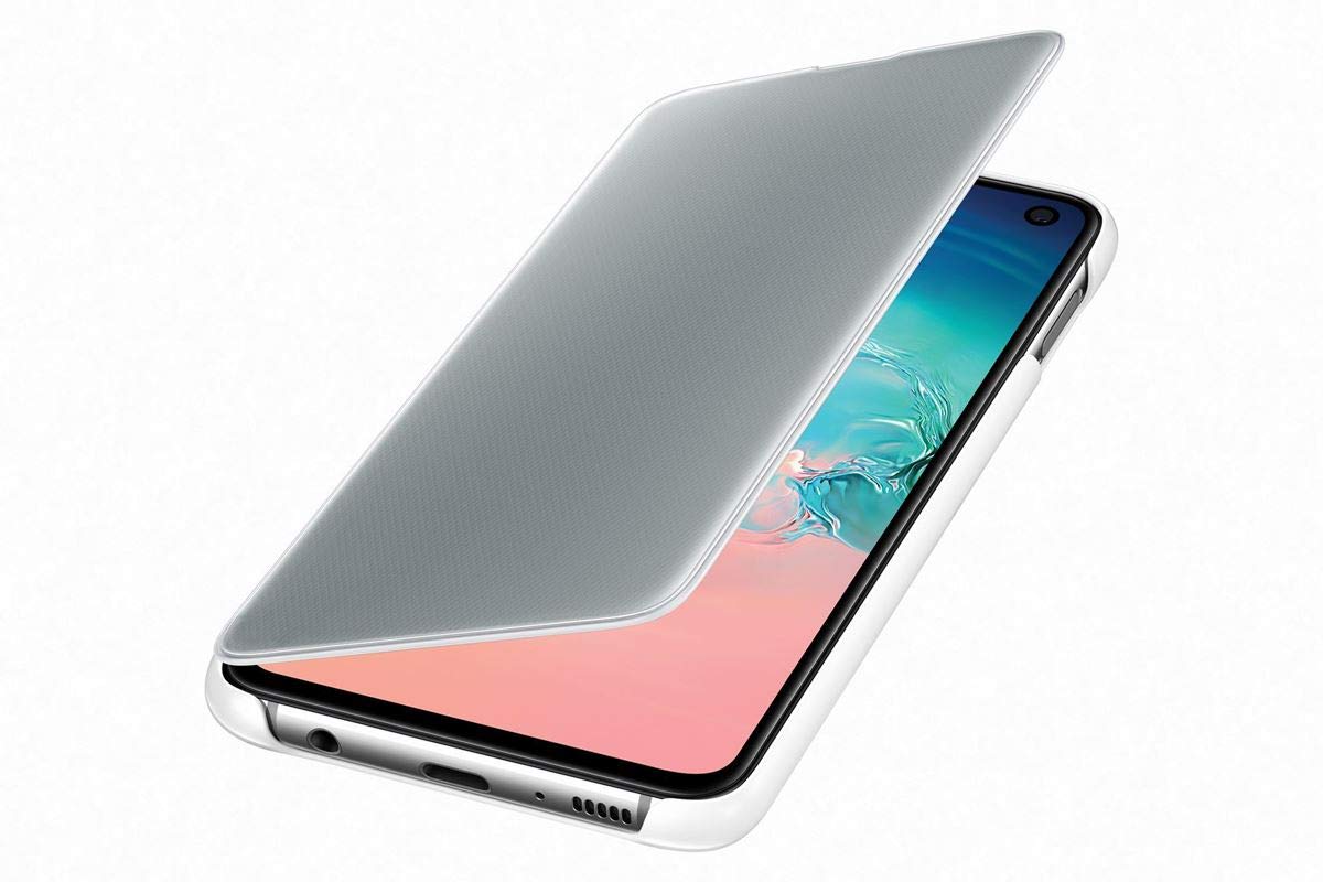 BEETLECASE Clear View Cover — Étui à rabat blanc Galaxy S10e – Image 4