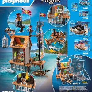 Alternative view of PLAYMOBIL Pirates — Port Pirate avec Prison de Corsaires