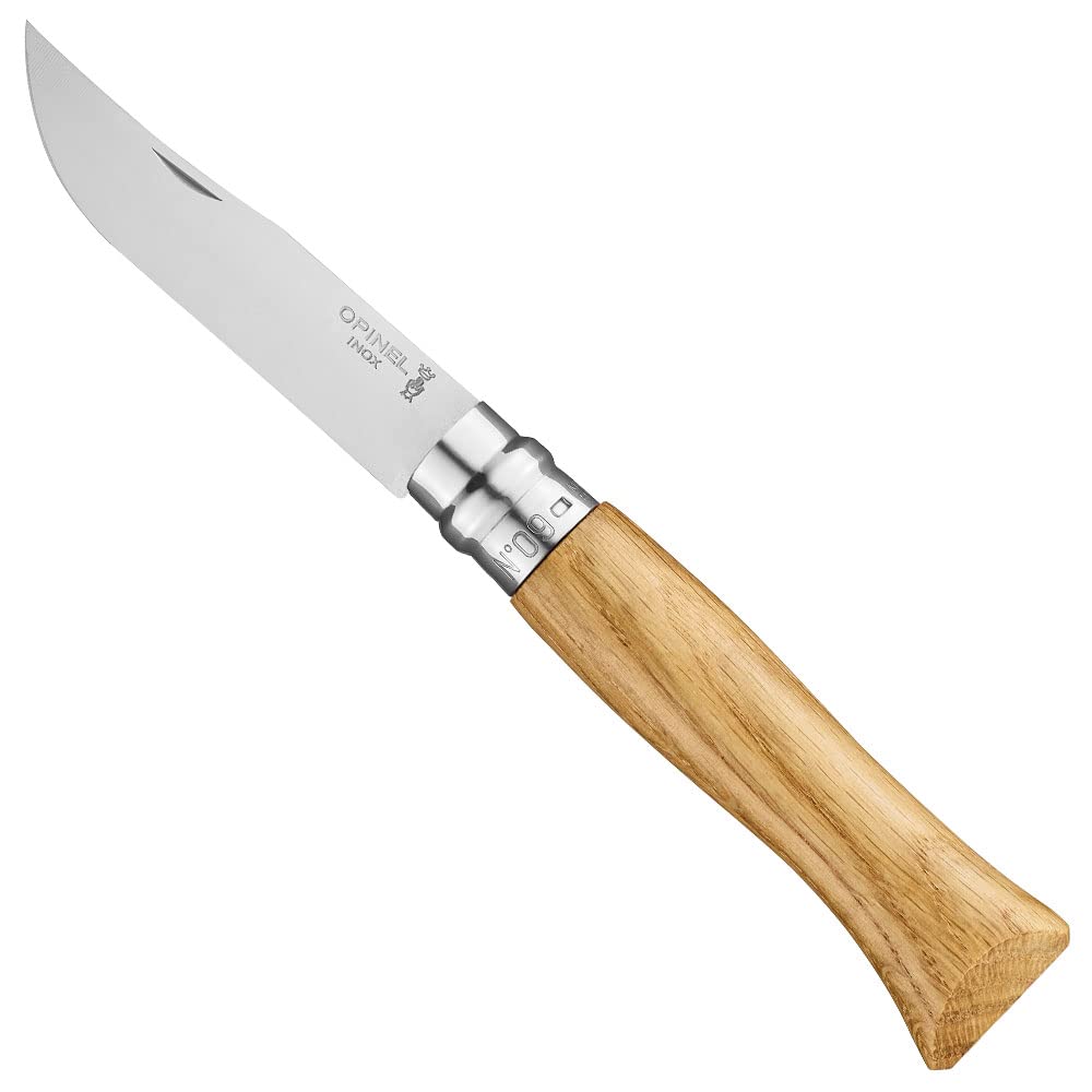 OPINEL N°9 — Couteau de Poche Inox Manche en Chêne – Image 6