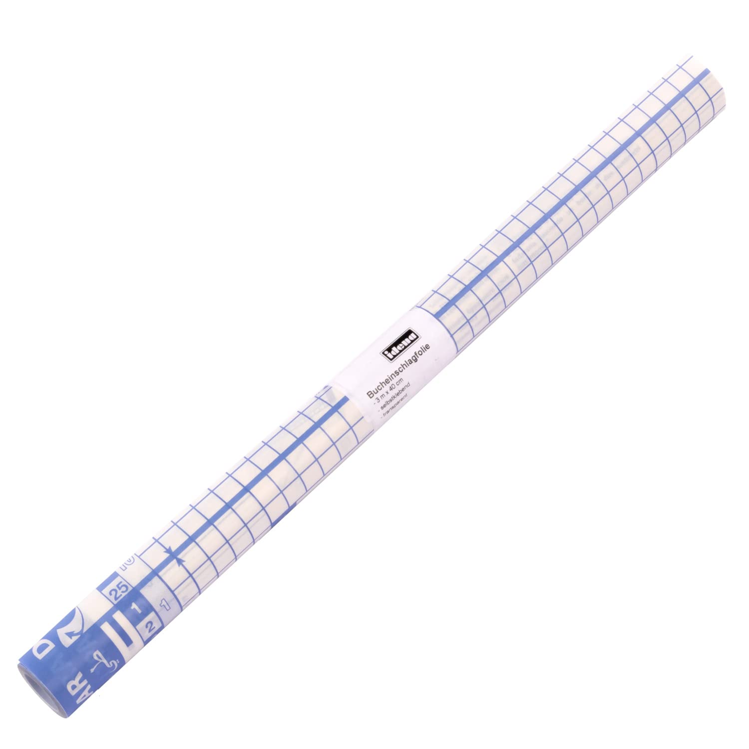 IDENA — Film pour livre autocollant transparent 3 m x 40 cm