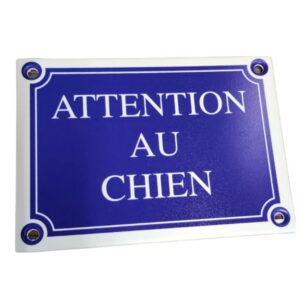 ZOLUX — Plaque « Attention au chien »