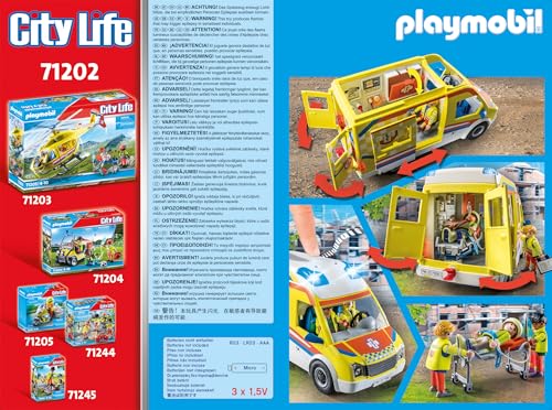 PLAYMOBIL City Life — Ambulance avec Effets Lumineux et Sonores – Image 33