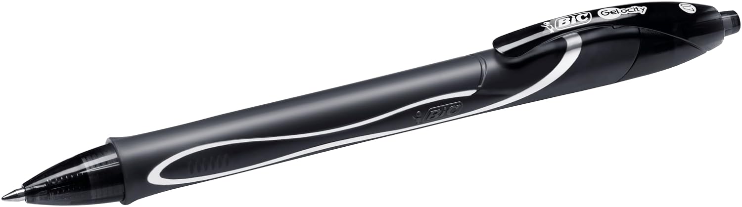 BIC Gel-ocity Quick Dry — Stylos-gel 0,7 mm noir x12 – Image 13