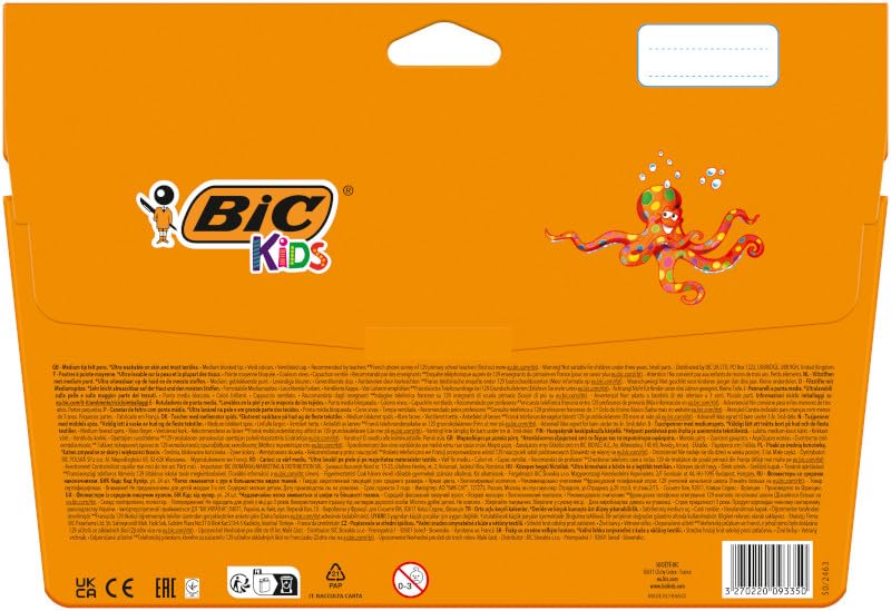 BIC Kids Kid Couleur — 24 Feutres de Coloriage Lavables – Image 3