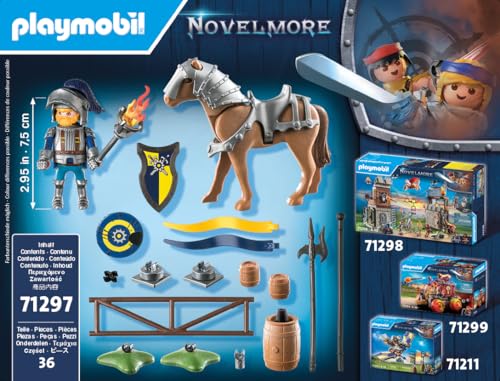 PLAYMOBIL Novelmore 71297 — Chevalier et accessoires d'entraînement – Image 72
