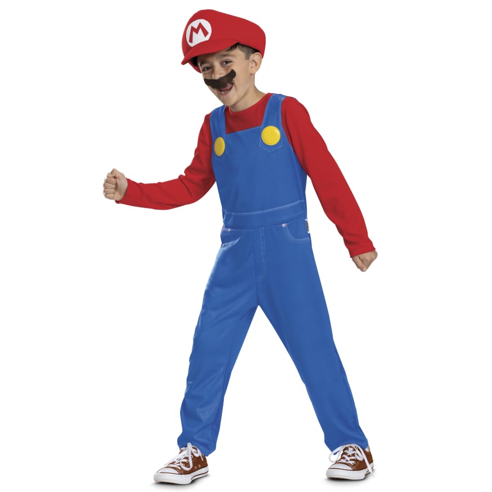NINTENDO Super Mario Bros — Déguisement enfant Mario taille S – Image 3