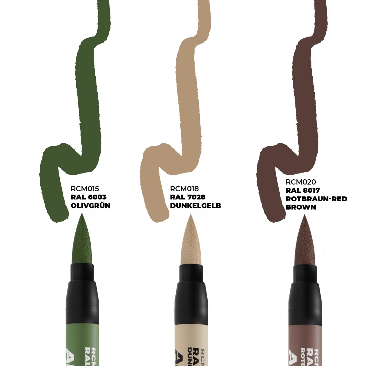 AK INTERACTIVE AK Real Colors RCM108 — Set de 3 marqueurs – Image 2