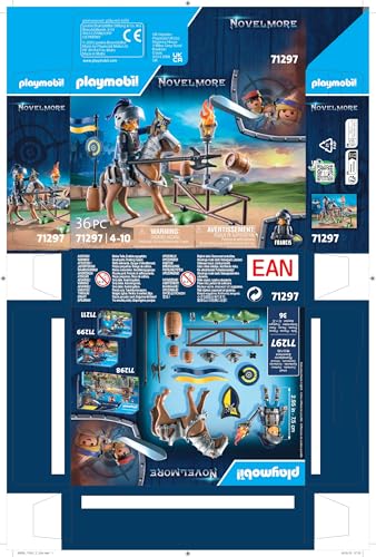 PLAYMOBIL Novelmore 71297 — Chevalier et accessoires d'entraînement – Image 25