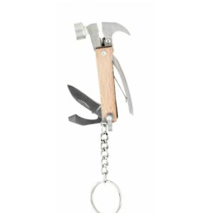 Alternative view of KIKKERLAND — Mini outil marteau multifonction en bois