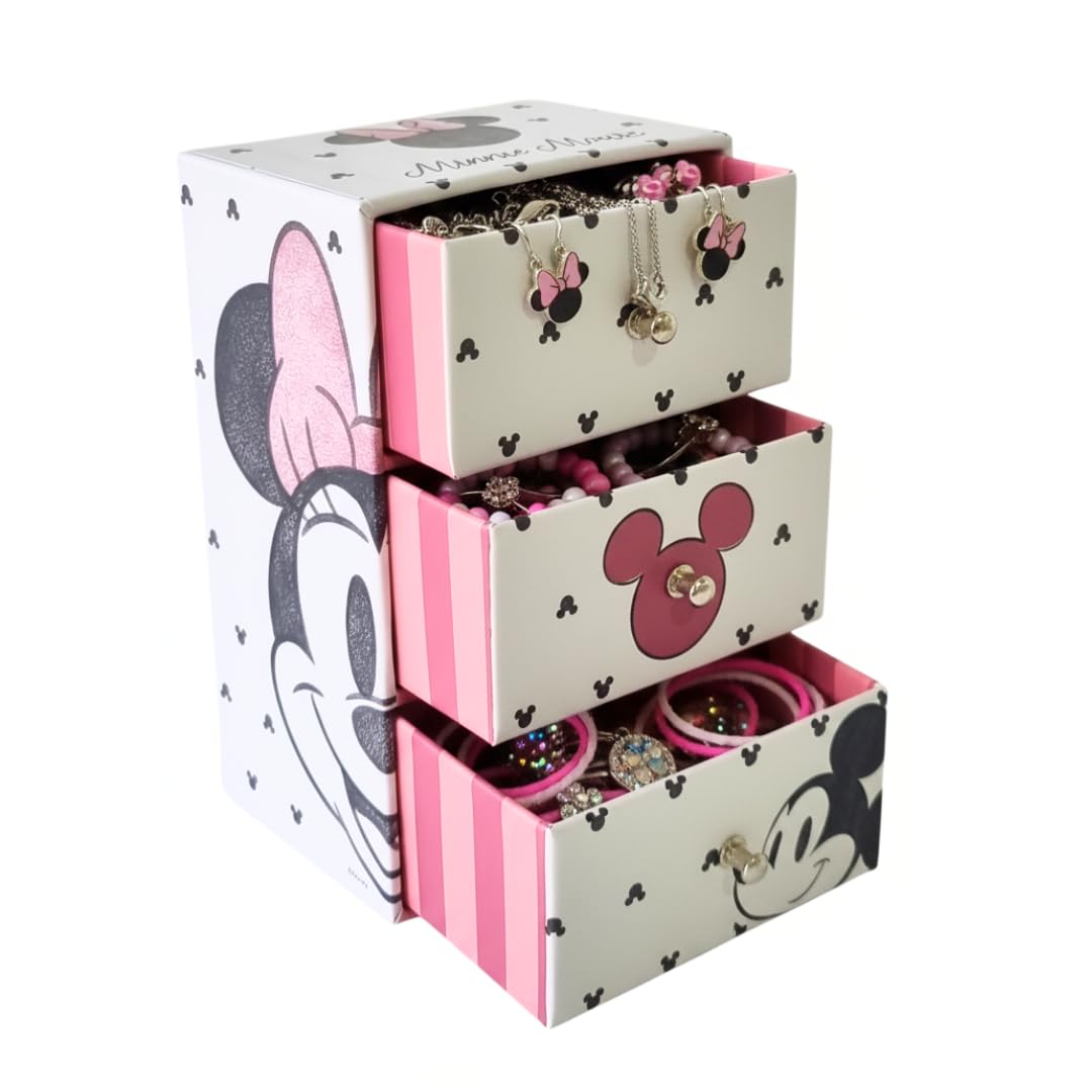 ARDITEX Minnie Mouse — Coffret Cadeau Femme 3 Tiroirs – Image 6