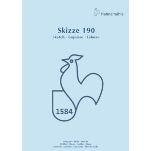 HAHNEMÜHLE — Bloc à croquis A4 190 g/m² 50 feuilles