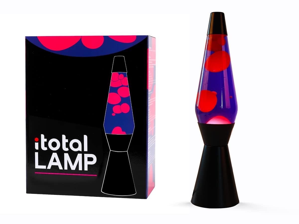 I-TOTAL — Lampe à lave LED noir/violet 36 cm – Image 2