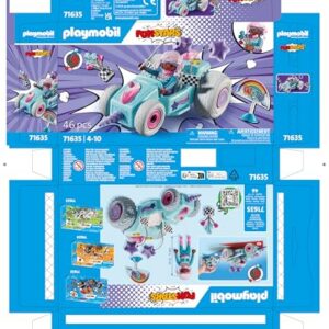 Alternative view of PLAYMOBIL Funstars 71635 — Jeune Fille Licorne et Kart