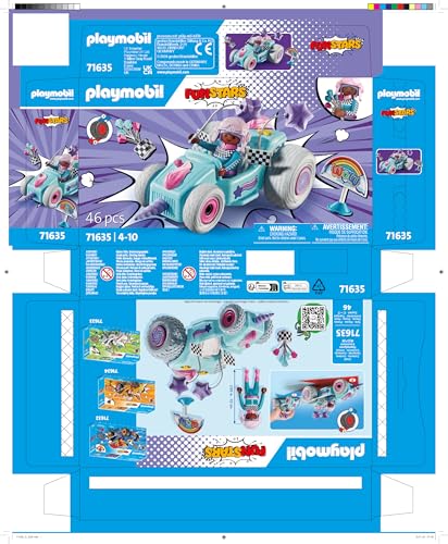 PLAYMOBIL Funstars 71635 — Jeune Fille Licorne et Kart – Image 12