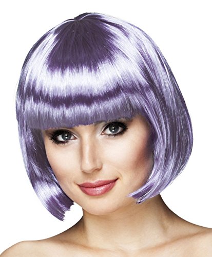 BOLAND Cabaret — Perruque adulte bob mi-longue violette