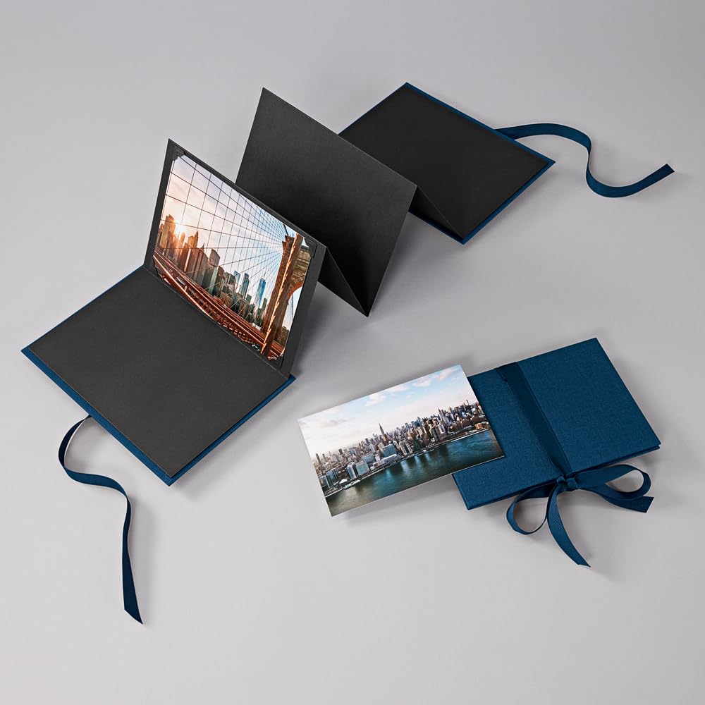SEMIKOLON Classico — Livre photo accordéon bleu marine – Image 4
