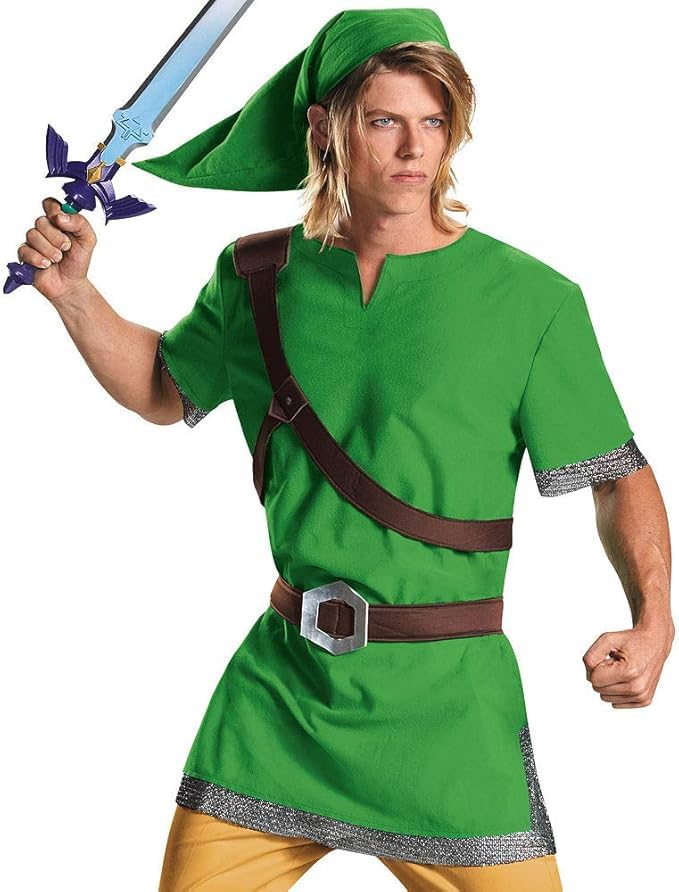 LEGEND OF ZELDA — Déguisement Link adulte vert M – Image 2