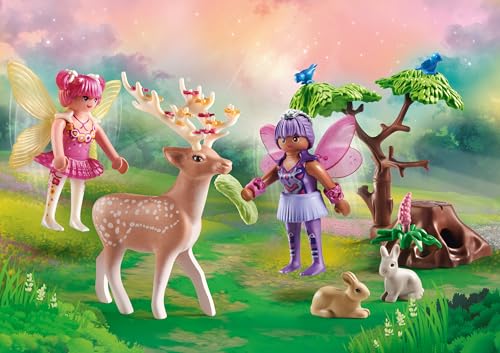 PLAYMOBIL Fairies — Fées avec Animaux de la forêt – Image 4