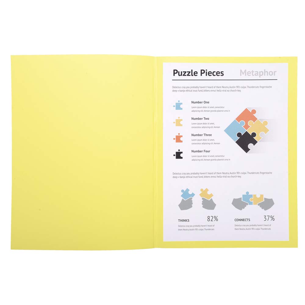 EXACOMPTA Super 250 — Lot de 100 Chemises jaune – Image 29