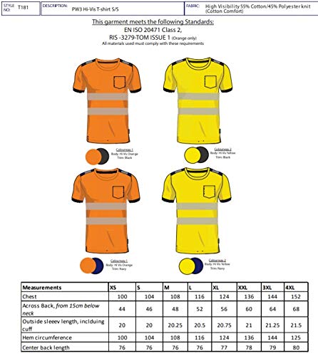 PORTWEST PW3 — T-shirt haute visibilité 3XL – Image 2