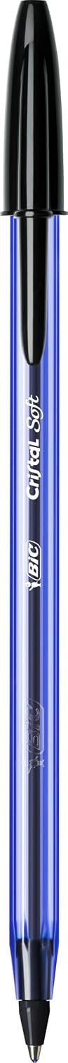 BIC Cristal Soft — Boîte de 50 Stylos-Bille 1,2 mm Noir – Image 8
