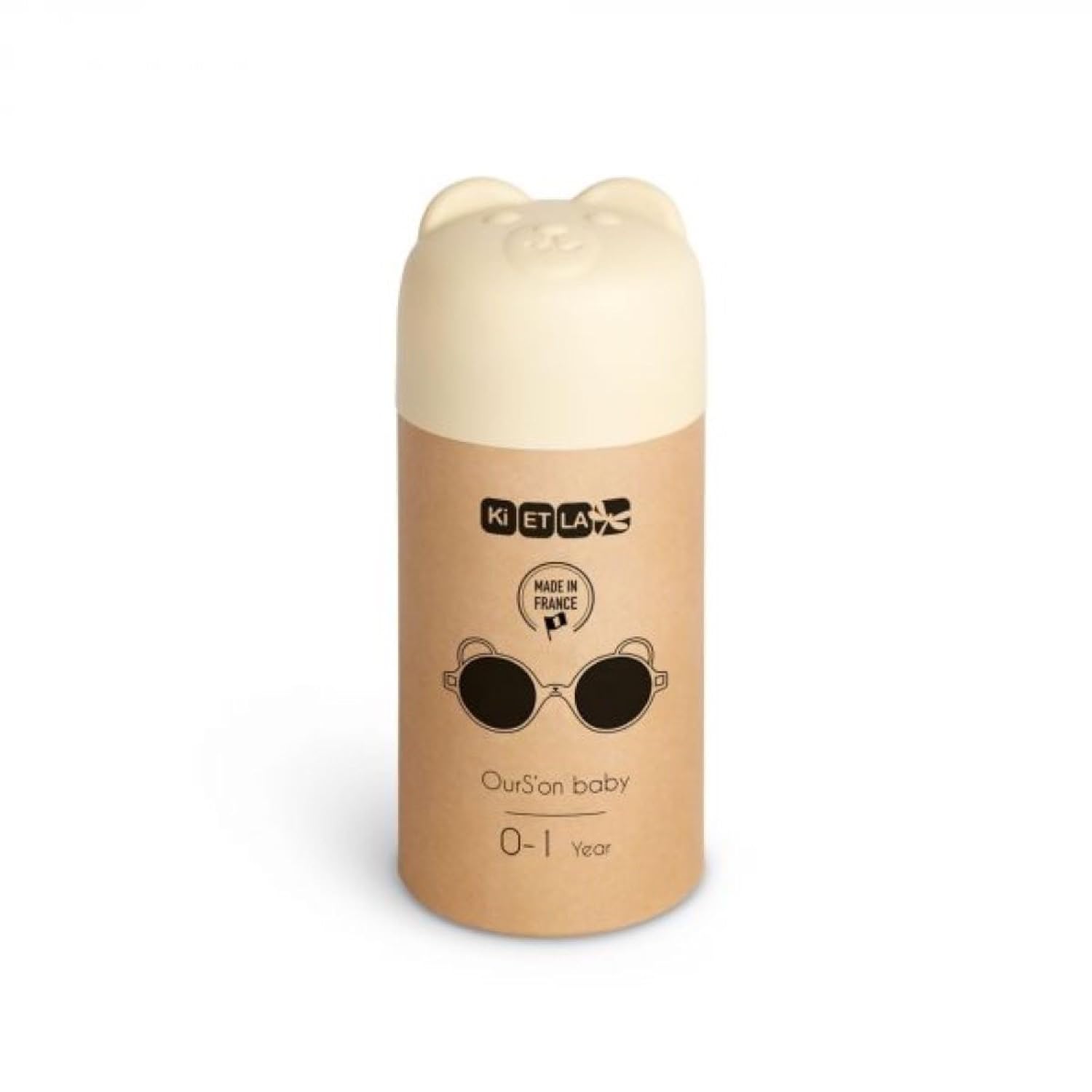KI ET LA Elysée — Lunettes de soleil bébé 1-2 ans ourson blanc – Image 2