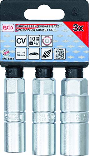 BGS — Jeu de douilles pour bougies 14/16/18 mm 3 pièces – Image 4
