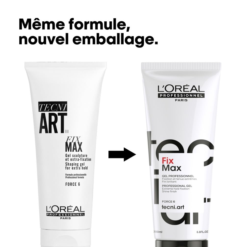 L'ORÉAL PROFESSIONNEL Tecni.Art — Gel coiffant Fix Max 200 ml – Image 3