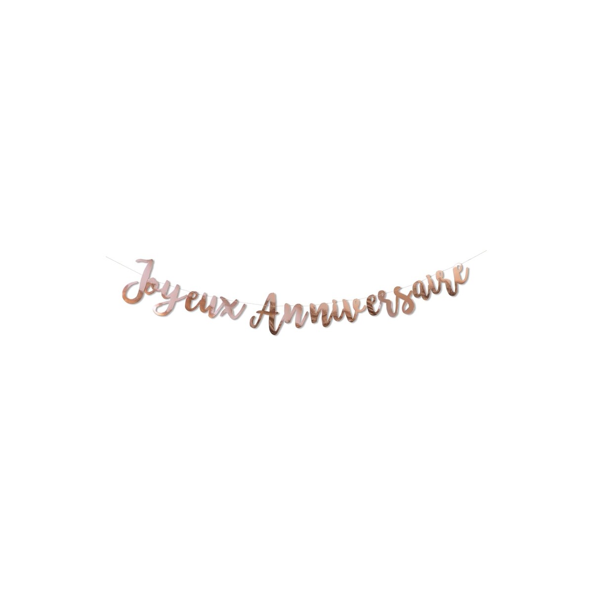 ROSE GOLD — Guirlande Joyeux Anniversaire 1,80 m