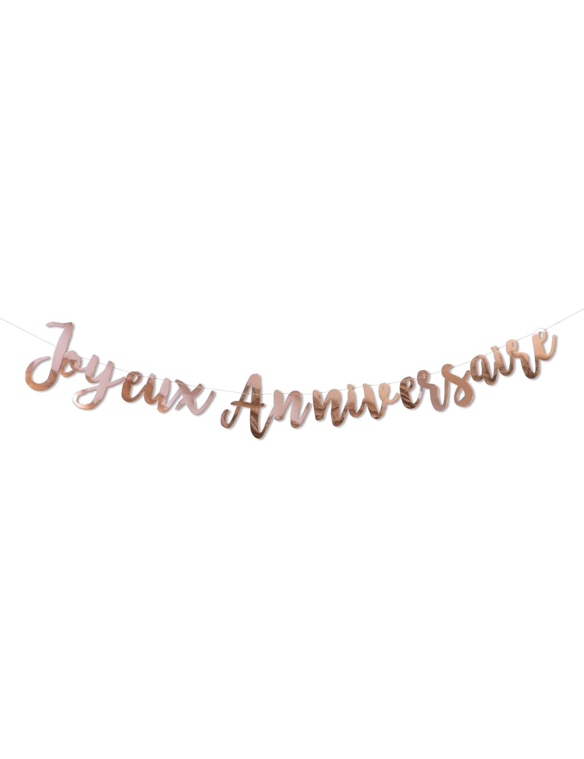 ROSE GOLD — Guirlande Joyeux Anniversaire 1,80 m – Image 5